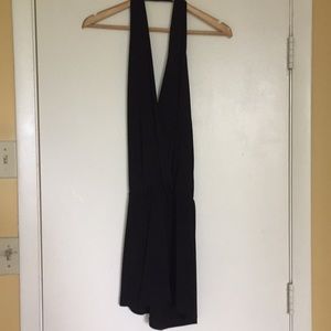 Candie’s plunging V neck dress
